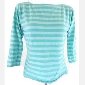 Cut Loose 3/4 Sleeve Boat Neck Tee